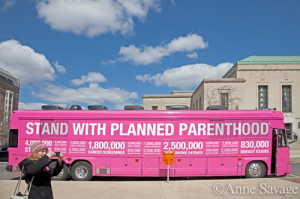 Planned Parenthood Big Pink Bus