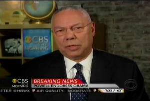 VIDEO: Former Secretary of State General Colin Powell endorses Pres. Obama – “Romney’s foreign policy is a moving target”