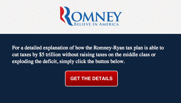BREAKING: Details on Romney’s tax plan finally revealed
