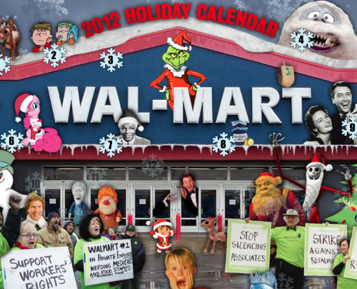 Support Walmart strikers, check out the Walmart Holiday Calendar to learn more about their abuse of workers