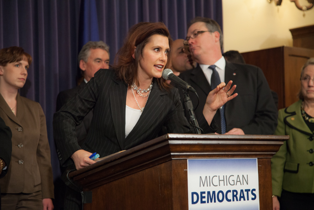 Democratic Senator Gretchen Whitmer drops out of 2014 gubernatorial race