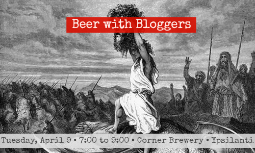 Save the date: “Beer With Bloggers” gathering NEXT TUESDAY at the Corner Brewery in Ypsilanti