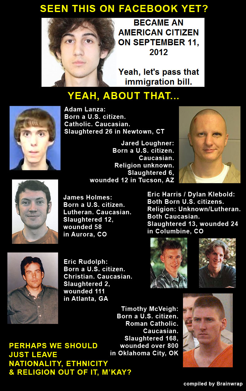 Tsarnaev “9/11 Citizen” Anti-Immigrant Angle Debunked