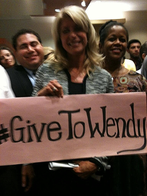 Money Bomb for Wendy Davis for Texas Gov raises over $10,000. Let’s turn it up to 11 (or more).