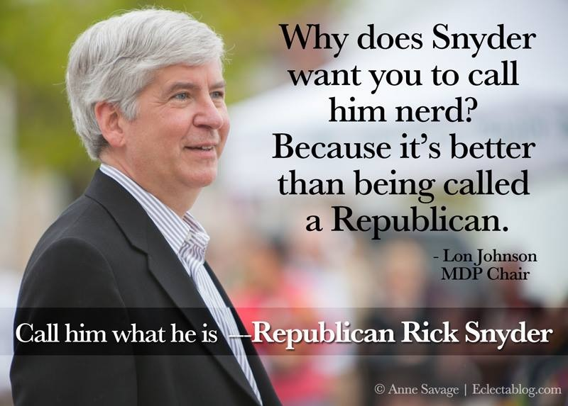 Rick Snyder’s “Said it, did it” mantra unravels as he signs expansion of dark money in Michigan elections into law