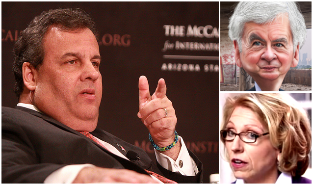 Chris Christie brings the stink of his scandals to Rick Snyder and Terri Lynn Land