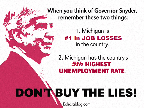 Michigan led the country in job losses in August, tied for 5th highest unemployment rate