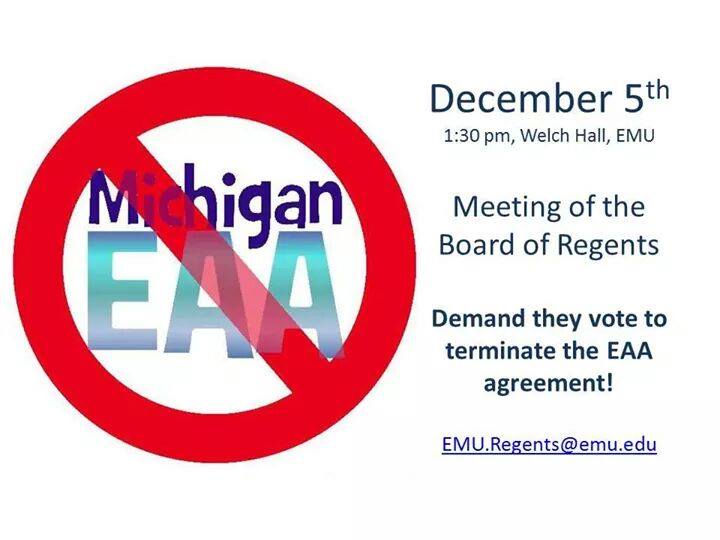 ACTION/EVENT: Join EMU faculty, students, & alumni in their continued fight against EAA partnership