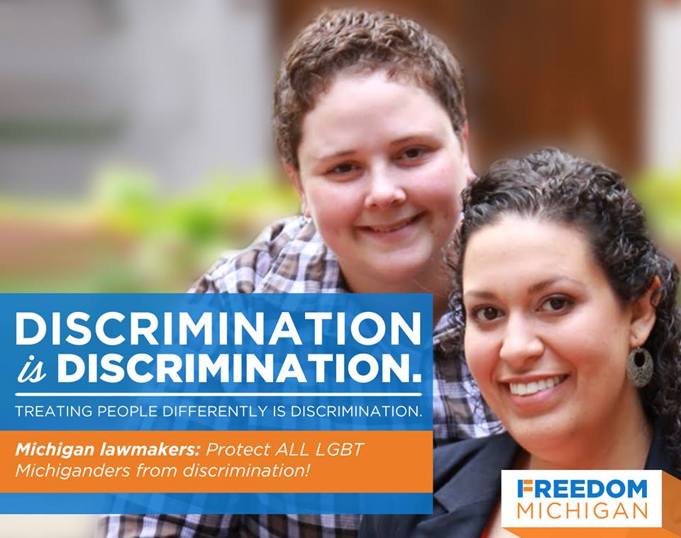 UPDATED: Tell Michigan legislators you want an inclusive non-discrimination law — and no exceptions