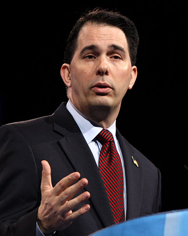 In the eyes of GOP Gov. Scott Walker, exercising your freedom of speech & assembly is an act of ISIS-like terror