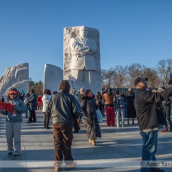 Were there any Republicans giving press interviews at the MLK, Jr. memorial in Washington, DC this week? Just askin’…
