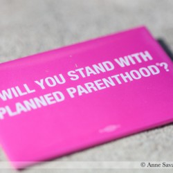 FREE Planned Parenthood Facebook banner image for National #PinkOut Day to show that you #StandWithPP