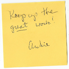 Readers always write. Well, not *always*…