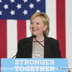 Hillary Clinton in Michigan August 11, 2016.