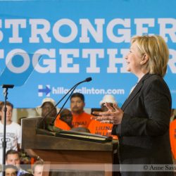 Hillary Clinton in Michigan August 11, 2016.