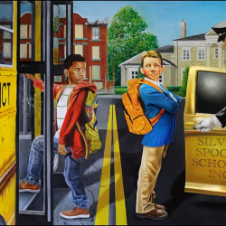 Socio-political artist Michael D’Antuono’s latest work graphically depicts Betsy DeVos’s devastating dream for education