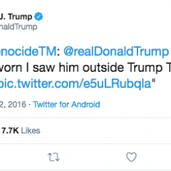 Trump knows he needs social media Nazi-friendly in order to win in 2020